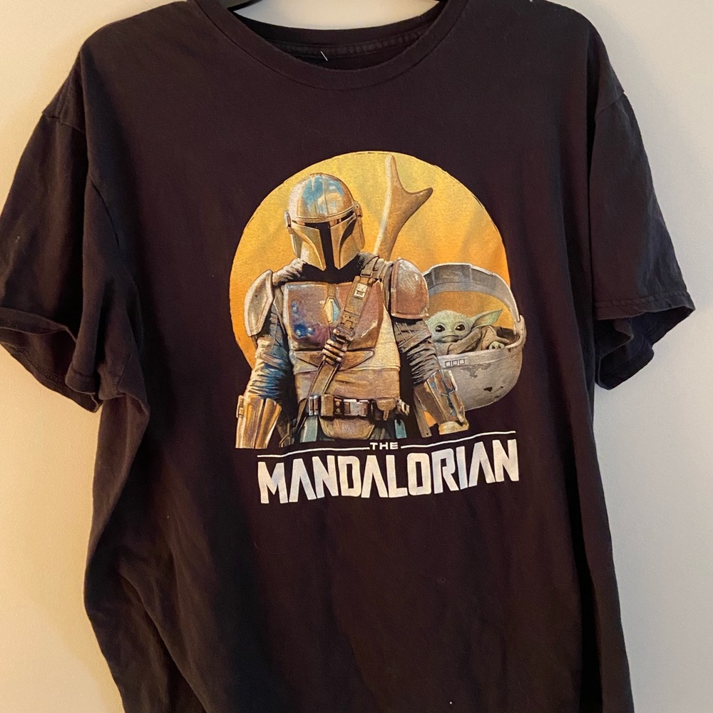 The Mandalorian and Baby Yoda Short Sleeve T shirt